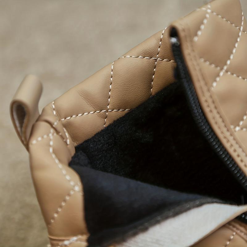 Girls Zipper Warm Boots for Comfortable Indoor Outdoor Wear