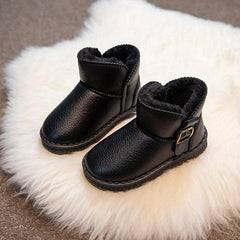 Girls' Warm Snow Boots Soft Fleece Lined Outdoor Winter Shoes