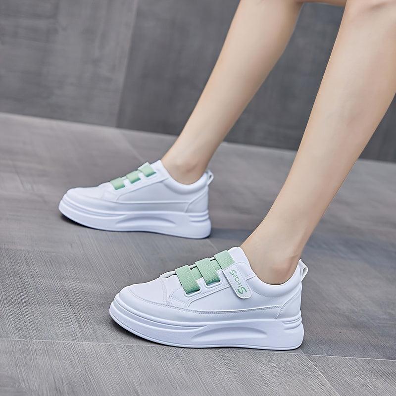 Girl's Solid Skate Shoes Comfy Non Slip Casual Sneakers