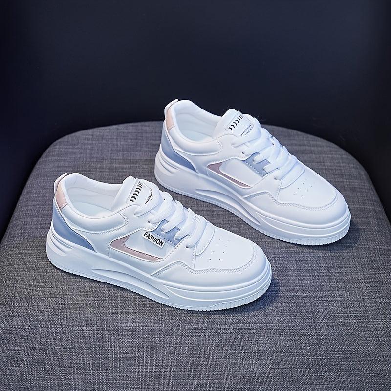 Girl's Solid Skate Shoes Comfy Non Slip Casual Sneakers