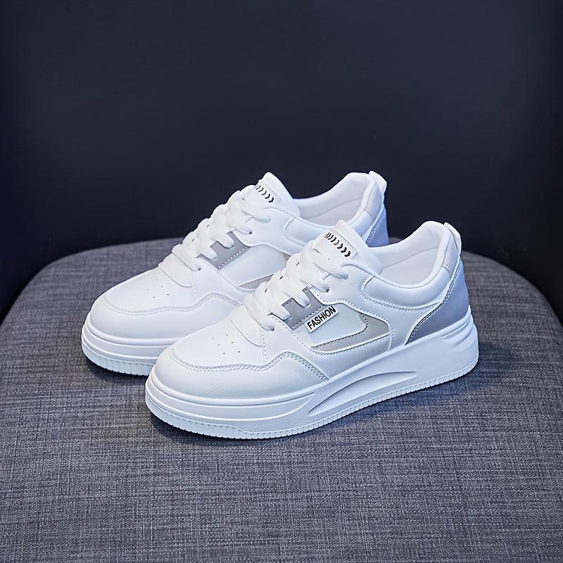 Girl's Solid Skate Shoes Comfy Non Slip Casual Sneakers