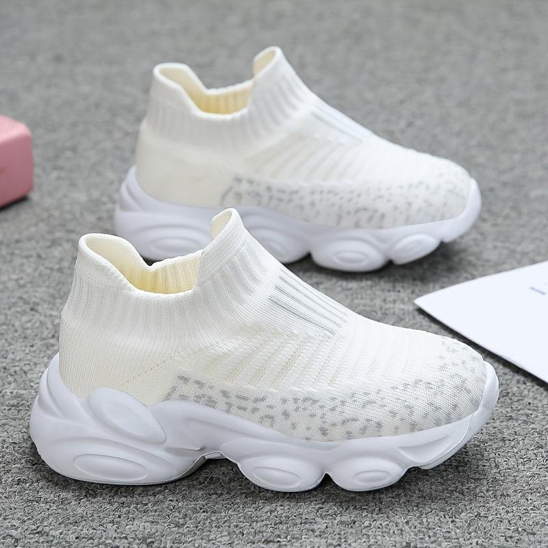 Girls Woven Mesh Sneakers Soft Soled Ultra-light