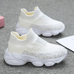 Girls Woven Mesh Sneakers Soft Soled Ultra-light