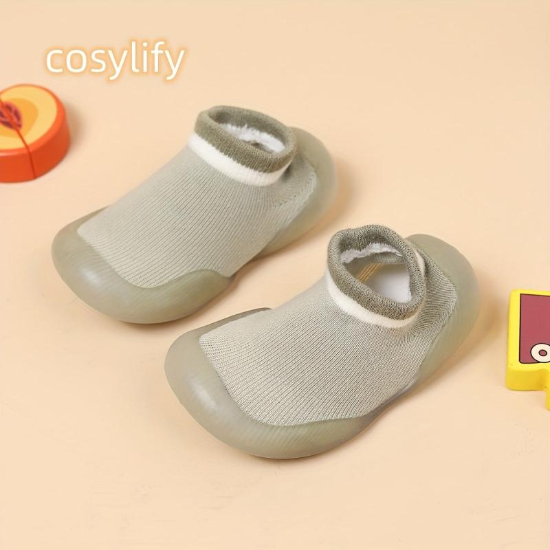 Baby Girls Lace Slip-On Sock Shoes Breathable No Tie
