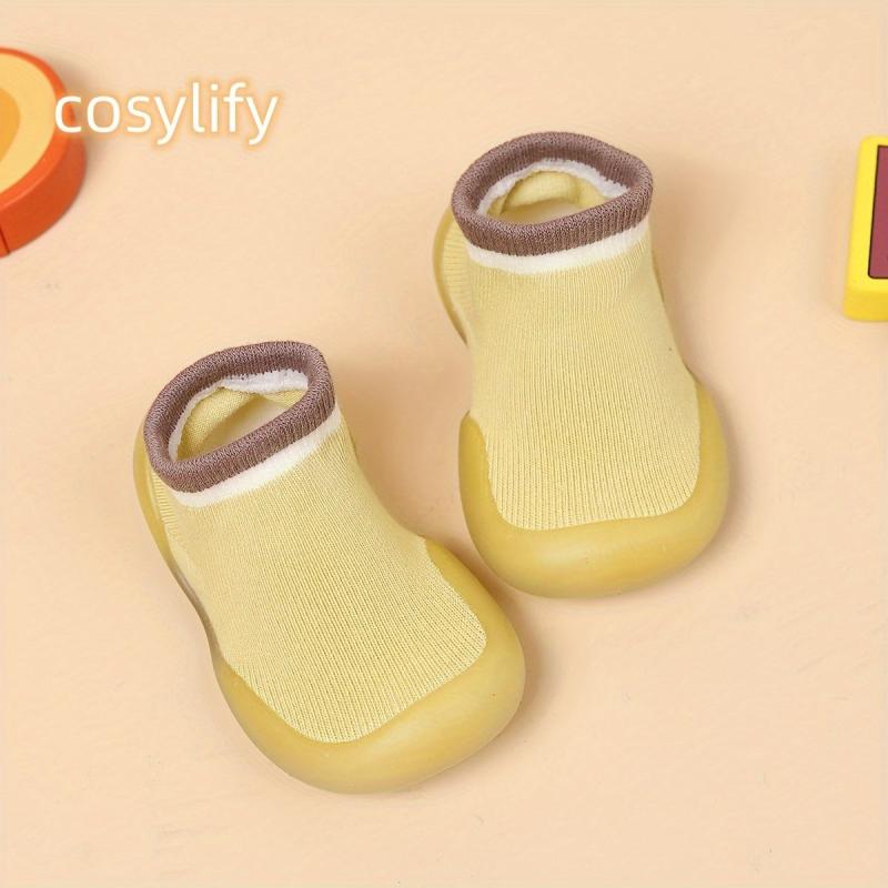 Baby Girls Lace Slip-On Sock Shoes Breathable No Tie