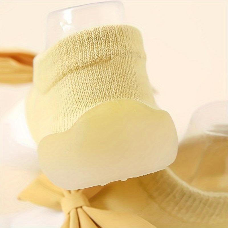 Bowknot Slip On Sock Shoes For Baby Girls