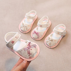 Breathable Baby Girl Sandals Lightweight Anti Slip Indoors Outdoors