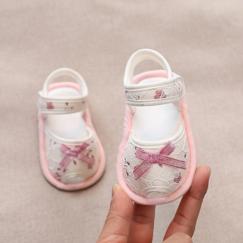 Breathable Baby Girl Sandals Lightweight Anti Slip Indoors Outdoors