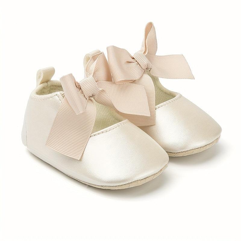 Cute Baby Girl's Shoes with Bowknot for Cribs