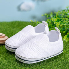 Baby Running Shoes Knit Breathable Crib Shoes Spring Summer