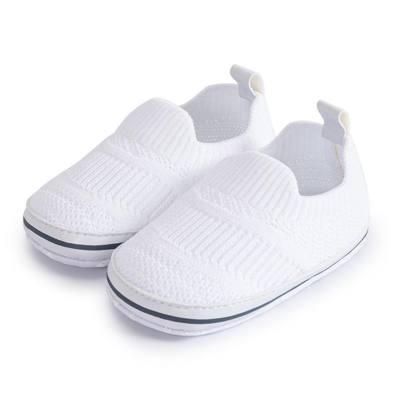 Baby Running Shoes Knit Breathable Crib Shoes Spring Summer