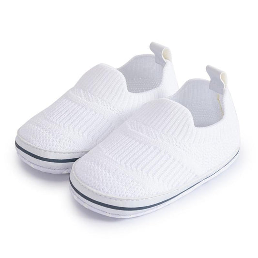 Baby Running Shoes Knit Breathable Crib Shoes Spring Summer