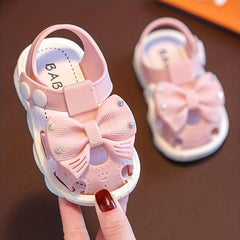 Adorable Baby Girls Bowknot Sandals Lightweight Non Slip