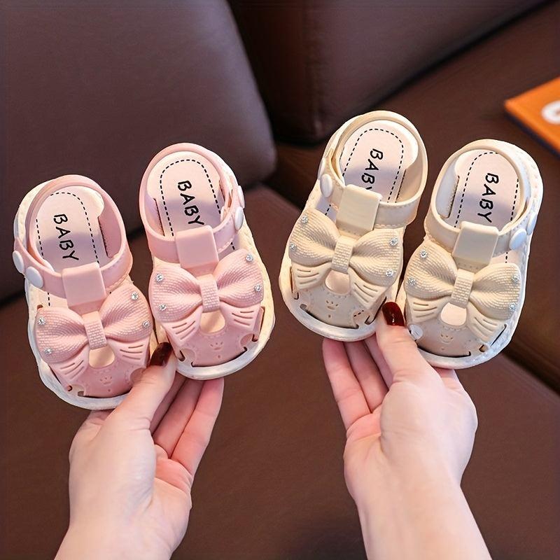 Adorable Baby Girls Bowknot Sandals Lightweight Non Slip