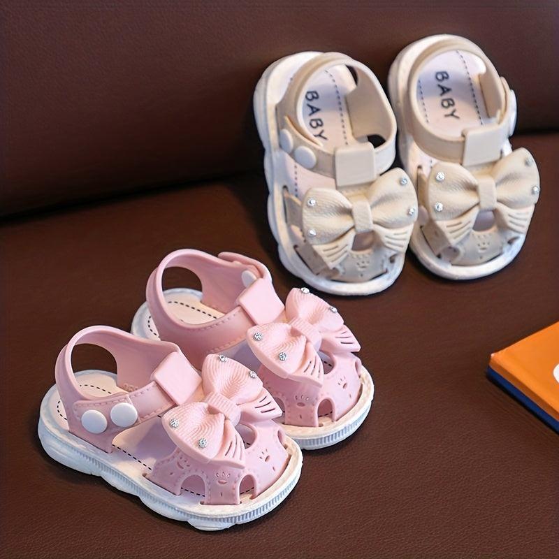 Adorable Baby Girls Bowknot Sandals Lightweight Non Slip