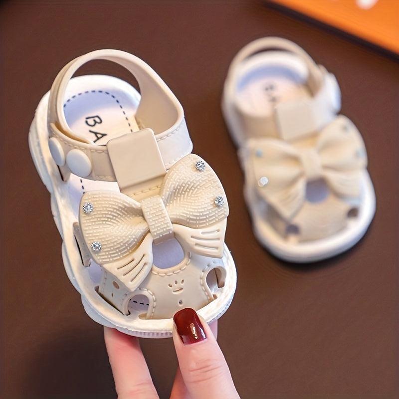 Adorable Baby Girls Bowknot Sandals Lightweight Non Slip