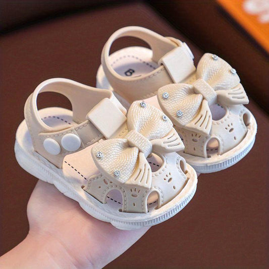 Adorable Baby Girls Bowknot Sandals Lightweight Non Slip