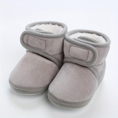 Fleece House Shoes For Baby Girls Soft Non Slip Walking Shoes