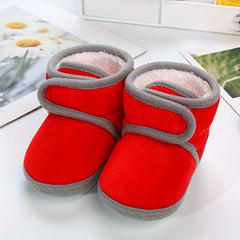 Fleece House Shoes For Baby Girls Soft Non Slip Walking Shoes