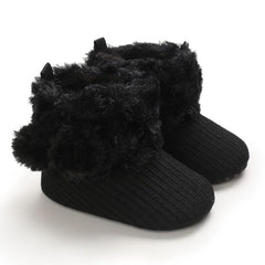Toddler Baby Girls Booties High Top Slippers Indoor Shoes Winter Halloween Gift