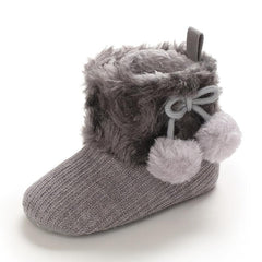 Toddler Baby Girls Booties High Top Slippers Indoor Shoes Winter Halloween Gift