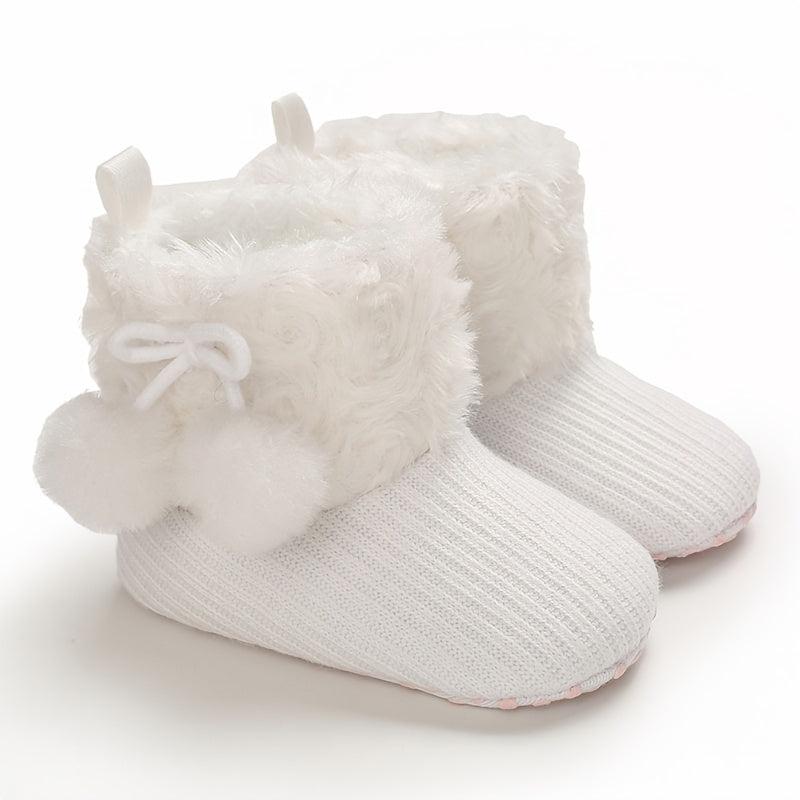 Toddler Baby Girls Booties High Top Slippers Indoor Shoes Winter Halloween Gift