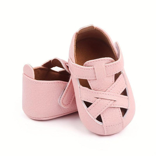 Comfy Sandals for Baby Girls - Breathable Non-slip Walking Shoes