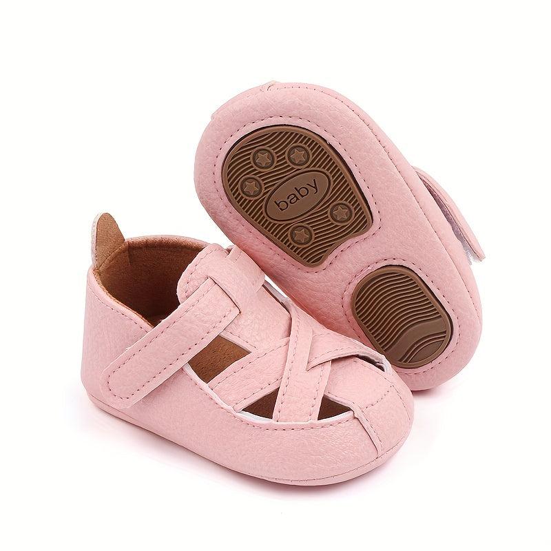 Comfy Sandals for Baby Girls - Breathable Non-slip Walking Shoes