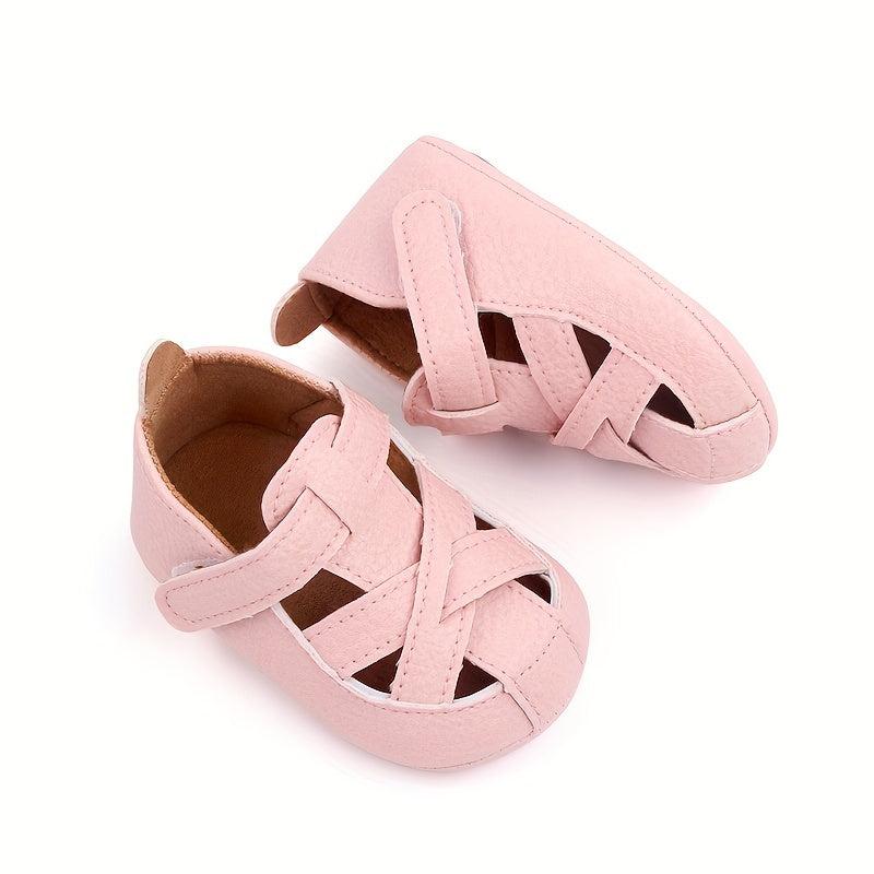 Comfy Sandals for Baby Girls - Breathable Non-slip Walking Shoes