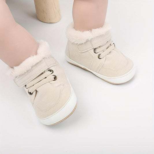 Warm Non Slip High Top Sneakers for Newborns