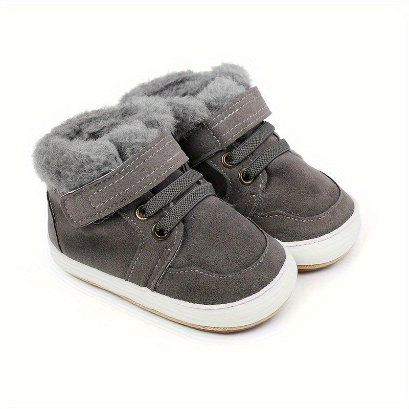 Warm Non Slip High Top Sneakers for Newborns