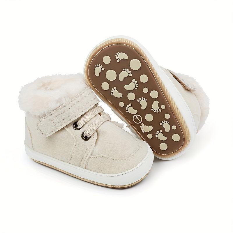 Warm Non Slip High Top Sneakers for Newborns