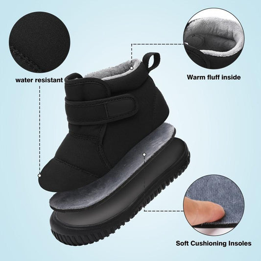 Cozy Snow Boots for Baby Boys Warm Fleece Lining