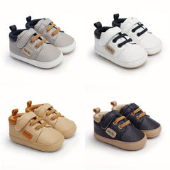 Cheerful Baby Boys Sneakers Lightweight Non Slip Walking Shoes