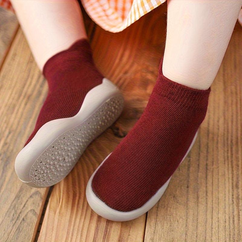 Comfortable Slip On Sock Shoes For Baby Boys Breathable Non Slip Walking Shoes