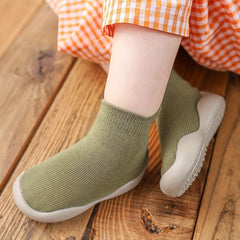 Comfortable Slip On Sock Shoes For Baby Boys Breathable Non Slip Walking Shoes