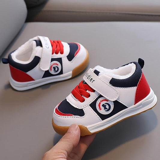 Warm Fleece Baby Sneakers Non Slip Shoes for Boys