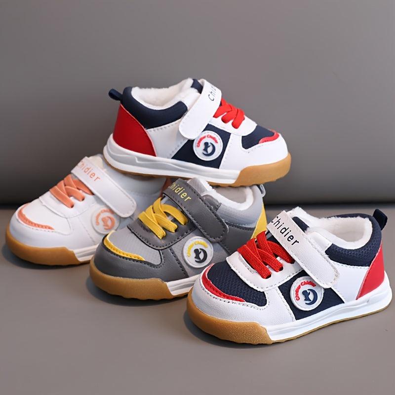 Warm Fleece Baby Sneakers Non Slip Shoes for Boys