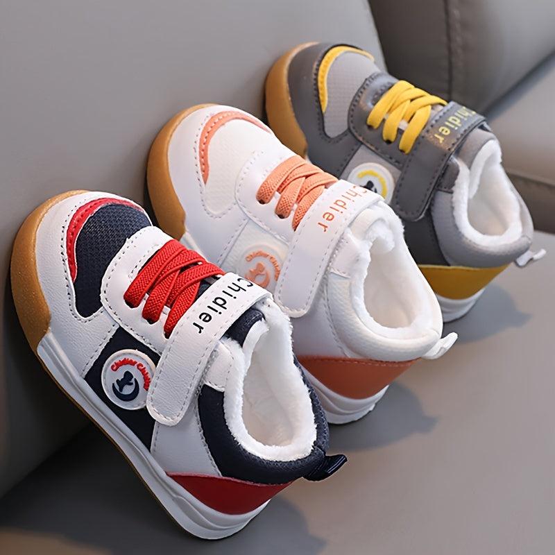 Warm Fleece Baby Sneakers Non Slip Shoes for Boys