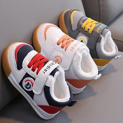 Warm Fleece Baby Sneakers Non Slip Shoes for Boys