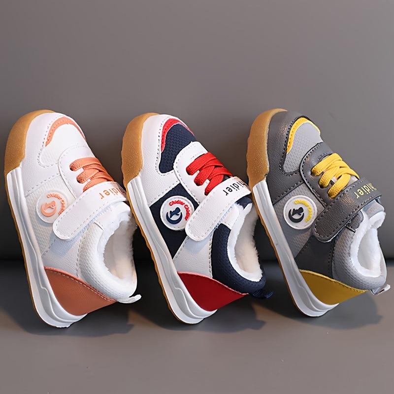 Warm Fleece Baby Sneakers Non Slip Shoes for Boys