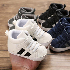 Boys Baby Sneakers Non-slip Crib Shoes