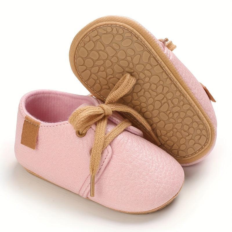 Casual Lace Up Sneakers For Baby Boys Lightweight Walking Shoes