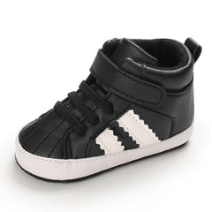 Toddler Boys High Top Sneakers Soft Sole Shoes For Fall Winter