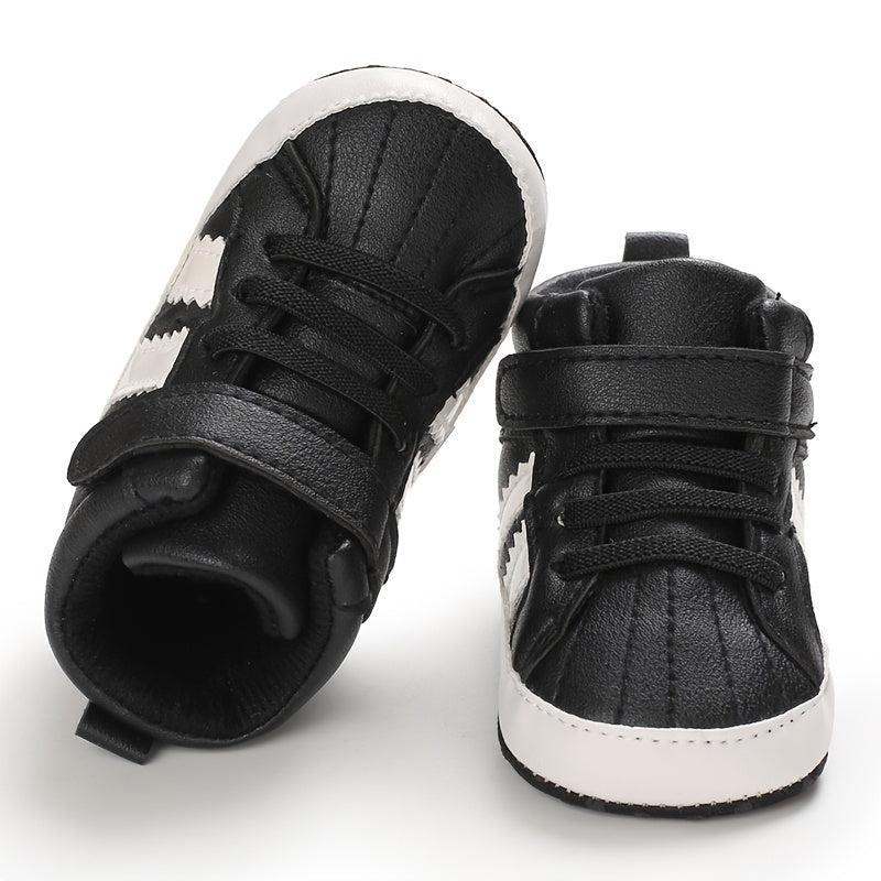 Toddler Boys High Top Sneakers Soft Sole Shoes For Fall Winter
