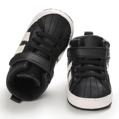 Toddler Boys High Top Sneakers Soft Sole Shoes For Fall Winter