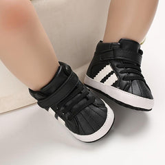 Toddler Boys High Top Sneakers Soft Sole Shoes For Fall Winter