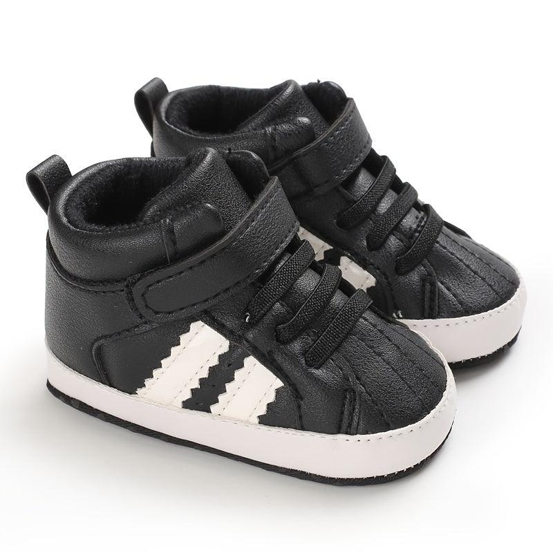 Toddler Boys High Top Sneakers Soft Sole Shoes For Fall Winter