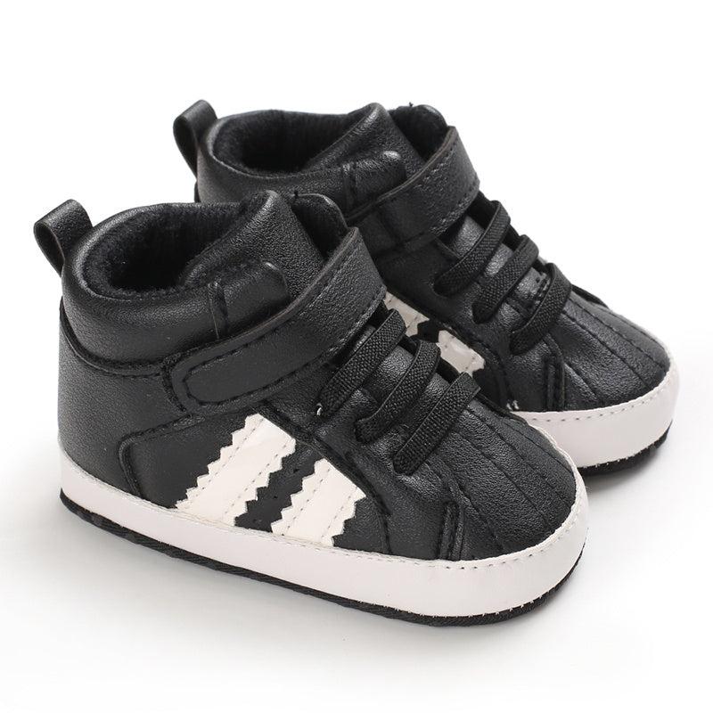 Toddler Boys High Top Sneakers Soft Sole Shoes For Fall Winter