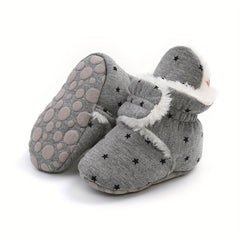 Warm Fleece Booties for Baby Boy
